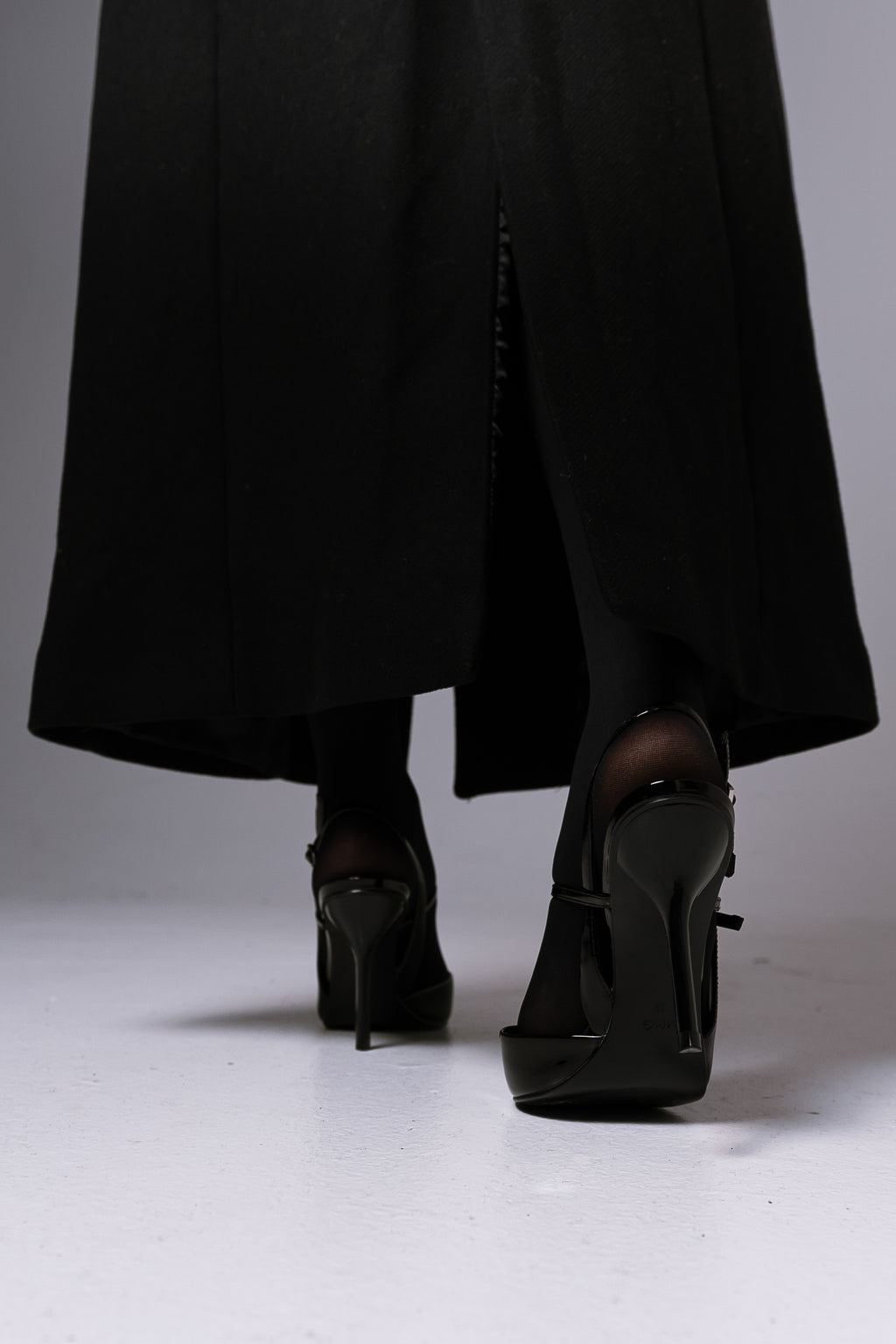 Manteau classique en laine et cachemire