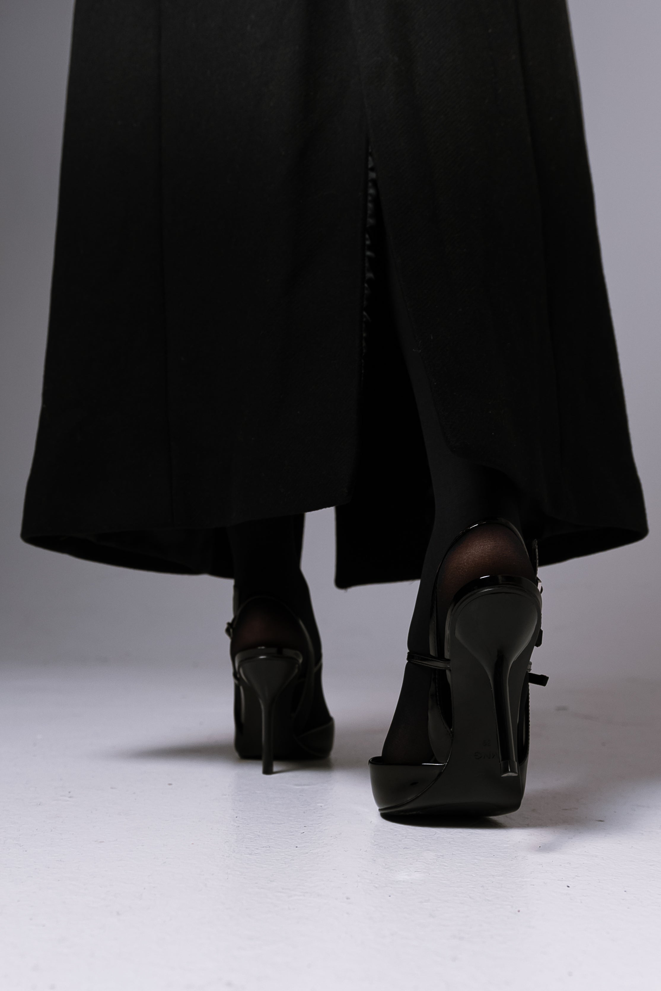 Manteau classique en laine et cachemire